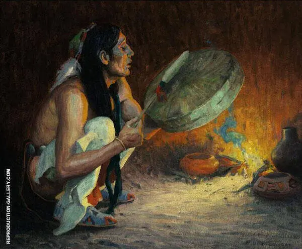 The Chant By E. Irving Couse