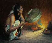 The Chant By E. Irving Couse