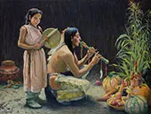 The Harvest Song c.1920 By E. Irving Couse