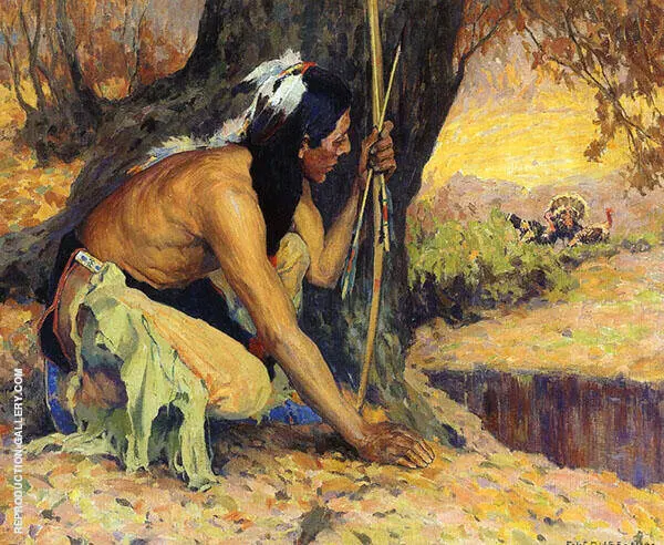 The Turkey Hunter 1926 By E. Irving Couse