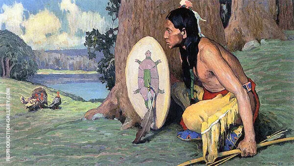 The Turkey Hunter II 1933 By E. Irving Couse