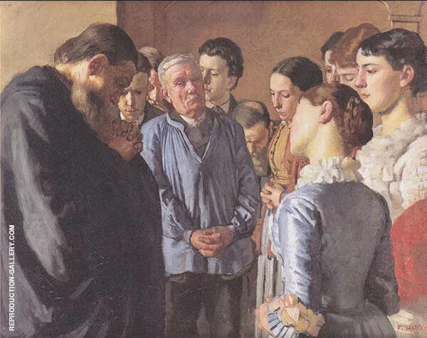 Devotion 1882 By Ferdinand Hodler