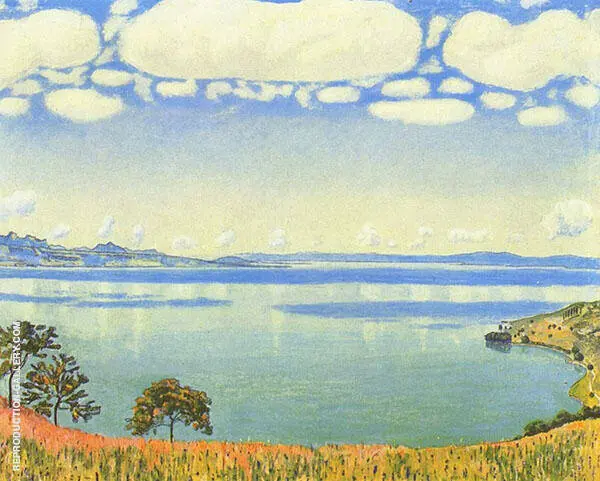 Lake Geneva as Seen from Chexbres 1905 By Ferdinand Hodler