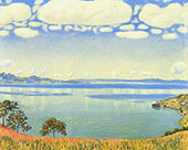 Lake Geneva as Seen from Chexbres 1905 By Ferdinand Hodler