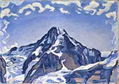 Le Monch in The Clouds 1911 By Ferdinand Hodler