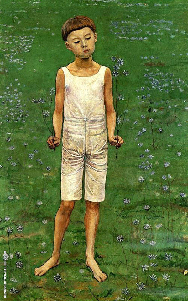 Little Boy by Ferdinand Hodler | Oil Painting Reproduction