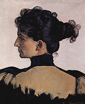 Portrait of Berthe Jacques 1894 By Ferdinand Hodler