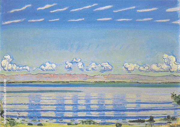 Rhythmische Landschaft am Genfersee 1908 By Ferdinand Hodler