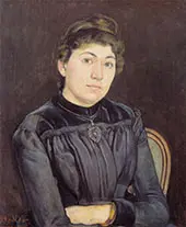 Portrait of Young Woman 1889 By Ferdinand Hodler