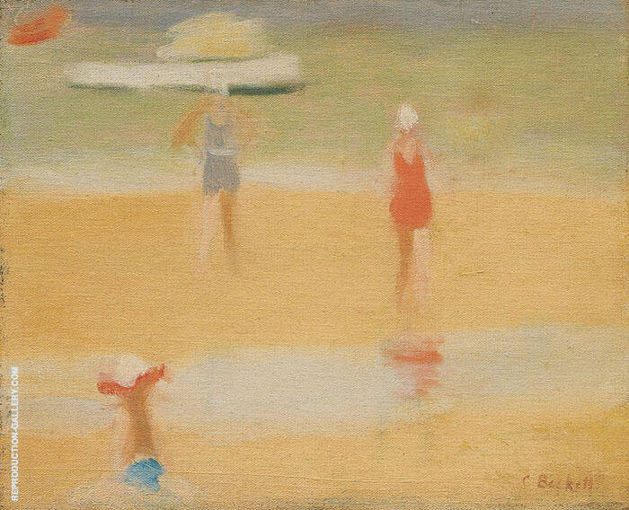 Beach Scene c1932 by Clarice Beckett | Oil Painting Reproduction