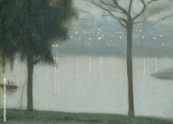 Across the Yarra 1931 By Clarice Beckett