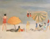Beach Scene By Clarice Beckett
