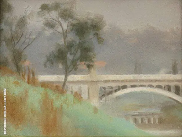 Punt Road Bridge, Yarra River By Clarice Beckett