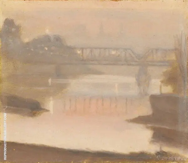 Yarra Sunset 1930 By Clarice Beckett