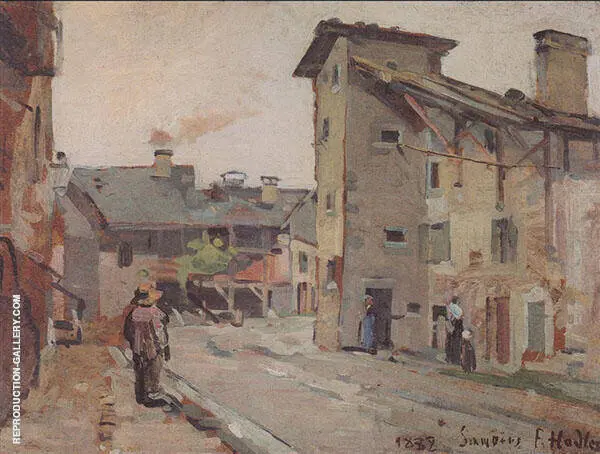 Samoens 1882 By Ferdinand Hodler