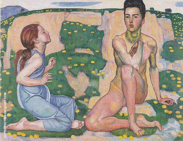 Spring 1901 By Ferdinand Hodler