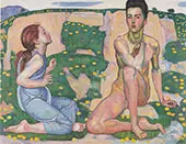 Spring 1901 By Ferdinand Hodler