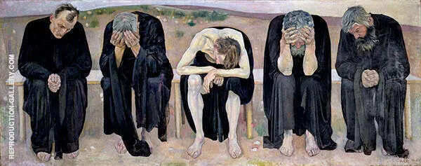 The Disappointed Souls 1892 By Ferdinand Hodler