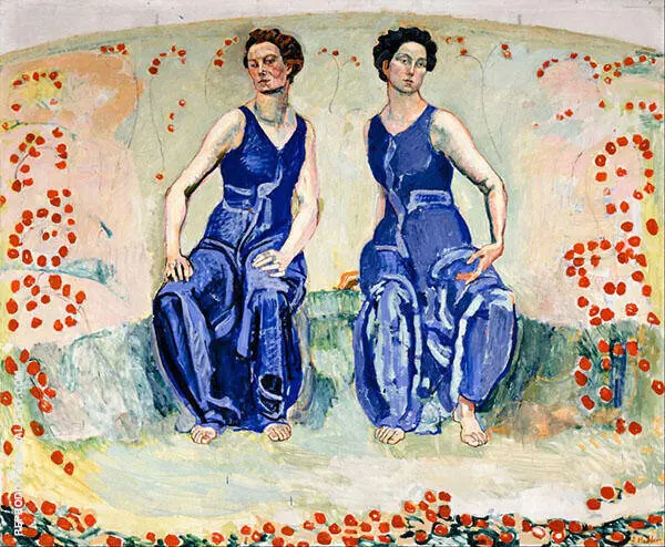 The Sacred Hour By Ferdinand Hodler