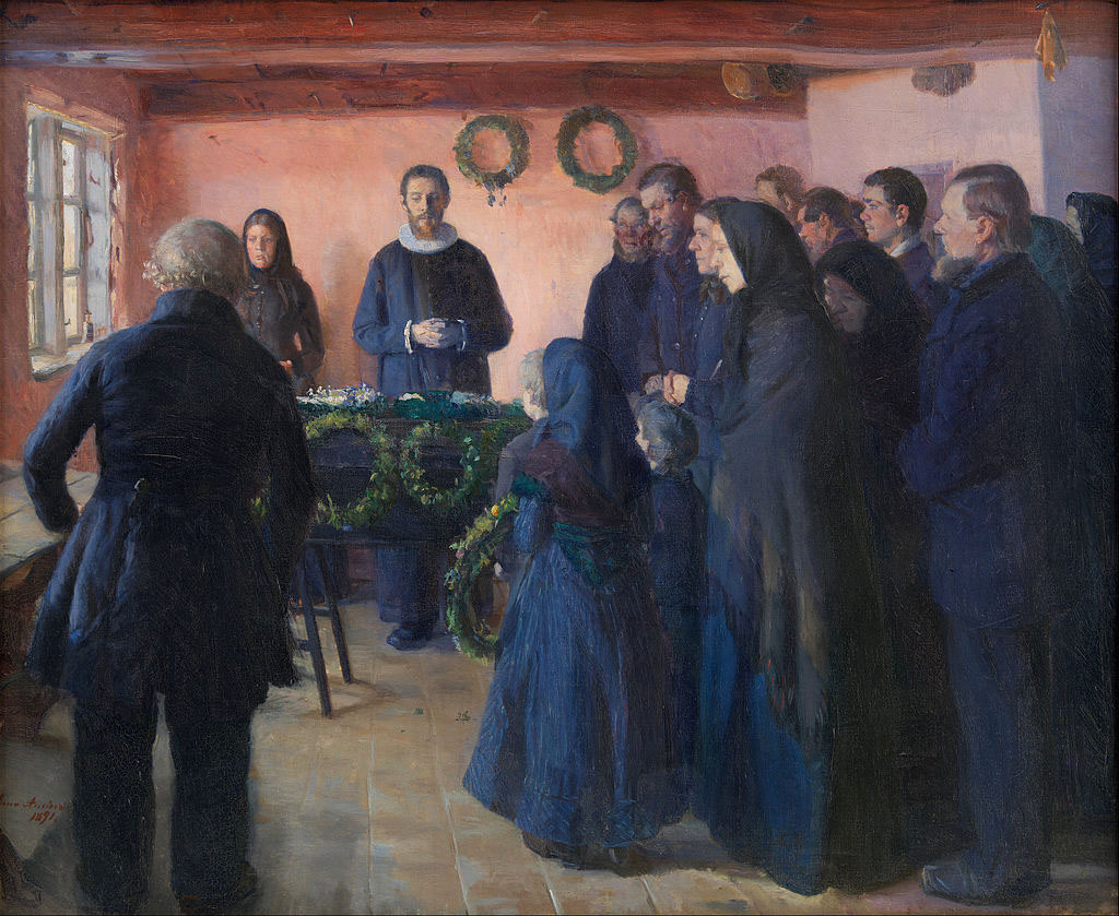 A Funeral 1891 By Anna Ancher