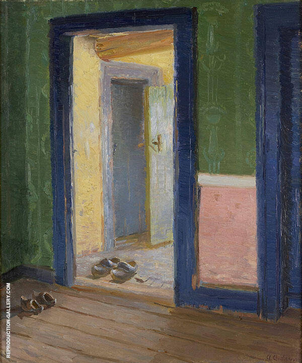 At Noon 1914 by Anna Ancher | Oil Painting Reproduction