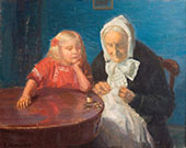 Grandma Entertained 1912 By Anna Ancher