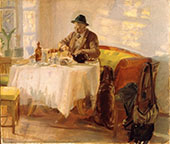 Breakfast before The Hunt By Anna Ancher