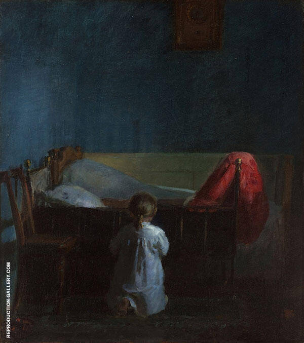 Evening Prayer 1888 by Anna Ancher | Oil Painting Reproduction