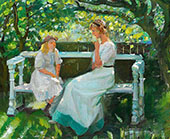 In The Garden By Anna Ancher
