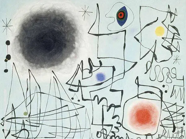 Diamond Smiles at Twighlight By Joan Miro
