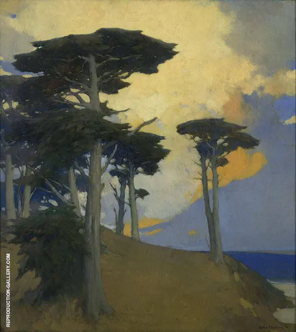 Monterey Cypress 1933 By Arthur Frank Mathews