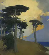 Monterey Cypress 1933 By Arthur Frank Mathews