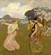 Spring Dance By Arthur Frank Mathews