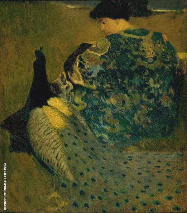 The Mandarin Robe By Arthur Frank Mathews