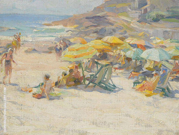 Perkins Cove c1920 by Mabel May Woodward | Oil Painting Reproduction