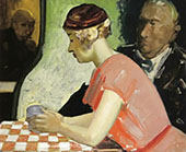 Cafe Scene By George Luks