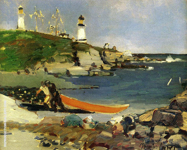 Hannaford's Cove by George Luks | Oil Painting Reproduction