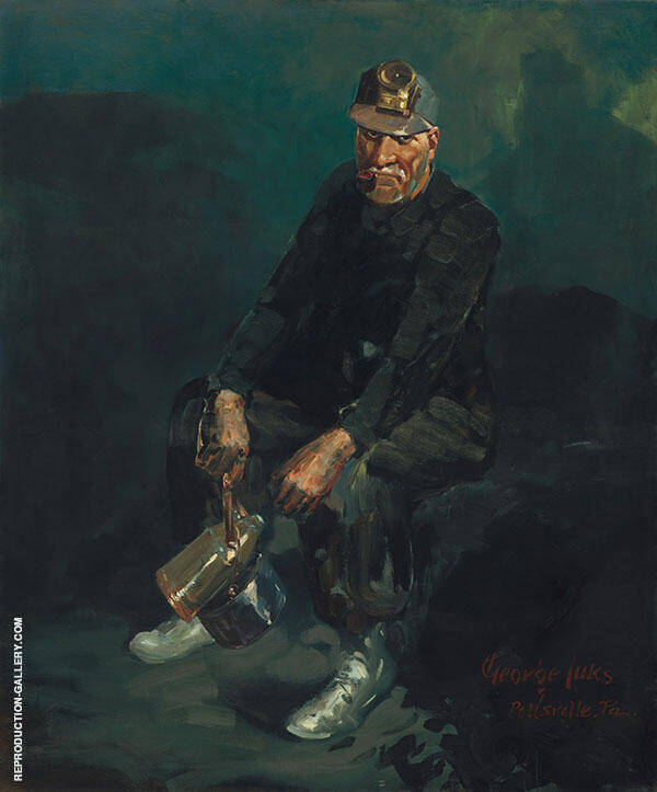 The Fire Boss by George Luks | Oil Painting Reproduction