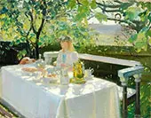 Lunch Time By Anna Ancher