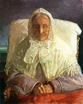 Portrait of The Artist's Mother 1913 By Anna Ancher