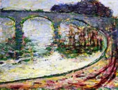 Bridge at Vernon 1905 By Theodore Earl Butler