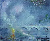 Fireworks Vernon Bridge By Theodore Earl Butler