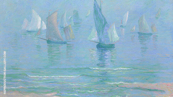 Sailboats at Dieppe by Theodore Earl Butler | Oil Painting Reproduction