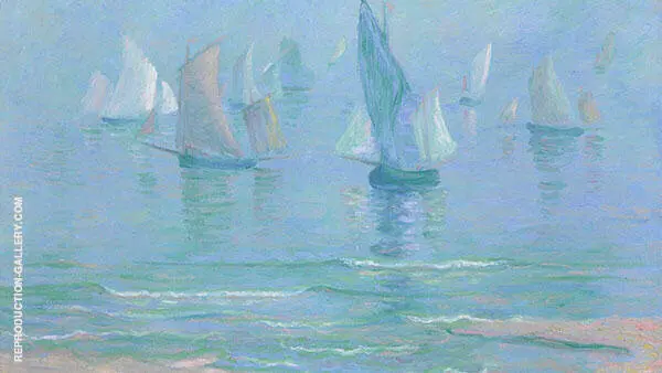 Sailboats at Dieppe By Theodore Earl Butler