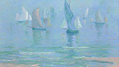 Sailboats at Dieppe By Theodore Earl Butler