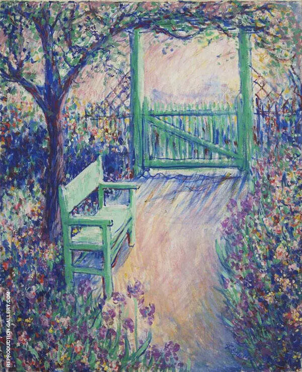 The Artist's Garden Green Chair By Theodore Earl Butler