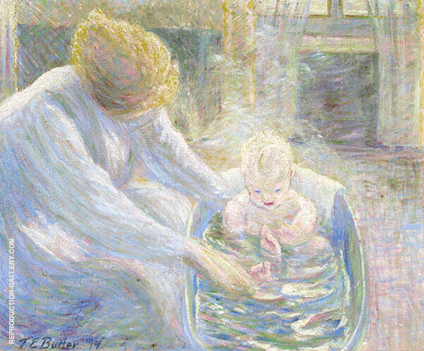The Bath Giverny 1894 by Theodore Earl Butler | Oil Painting Reproduction