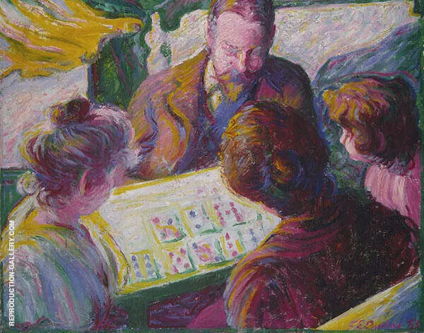 The Card Players By Theodore Earl Butler