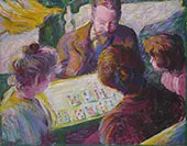 The Card Players By Theodore Earl Butler