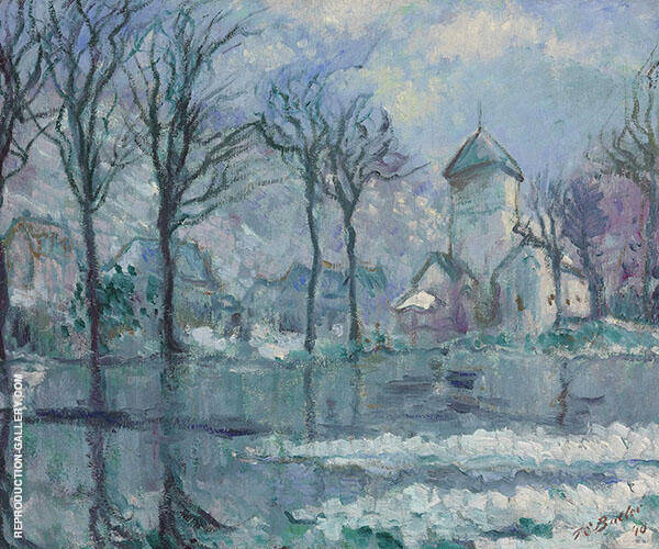 The Mill in The Flood Giverny | Oil Painting Reproduction